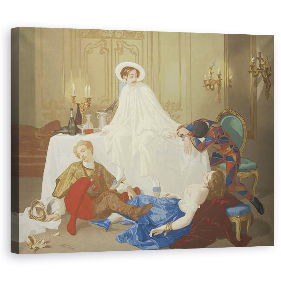 Tablou canvas - Thomas Couture - Cina dupa balul mascat, 80 x 100 cm