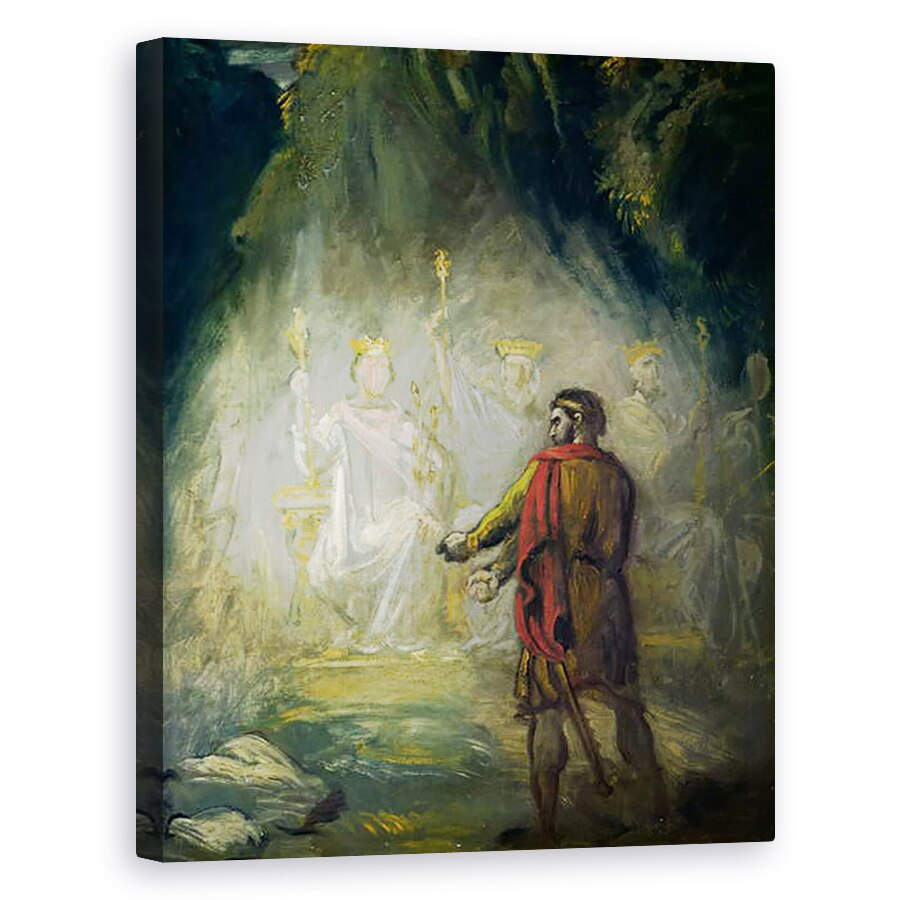 Tablou canvas - Theodore Chasseriau - Macbeth, 80 x 100 cm