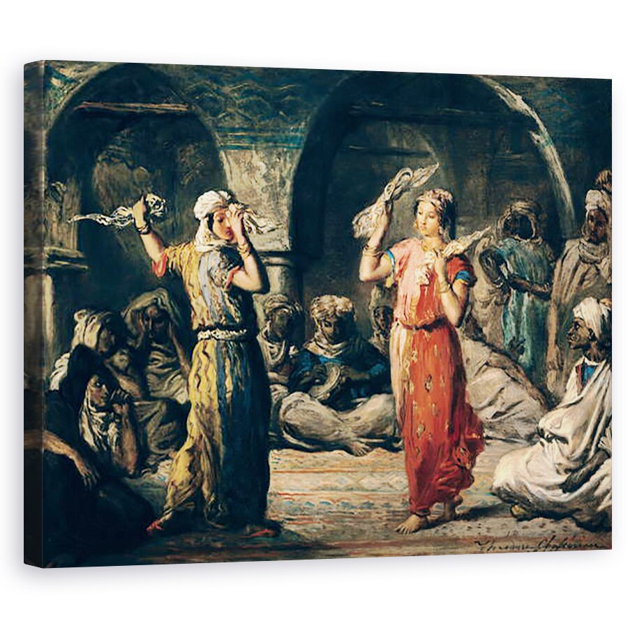 Tablou canvas - Theodore Chasseriau - Dansul batistelor, 80 x 100 cm