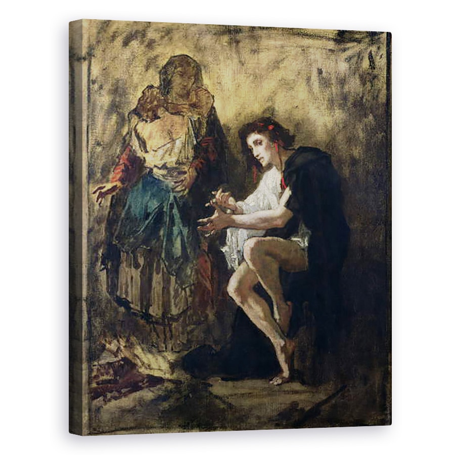 Tablou canvas - Thomas Couture - Nebunul I, 80 x 100 cm
