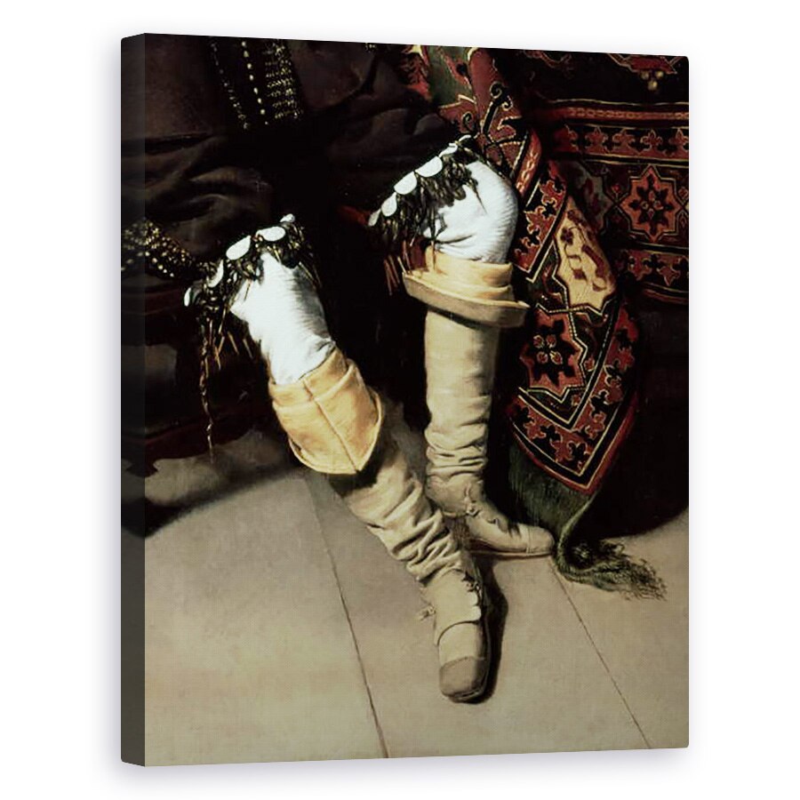 Tablou canvas - Thomas de Keyser - Constantijn Huygens 1596-1687 si functionarul sau, 80 x 100 cm