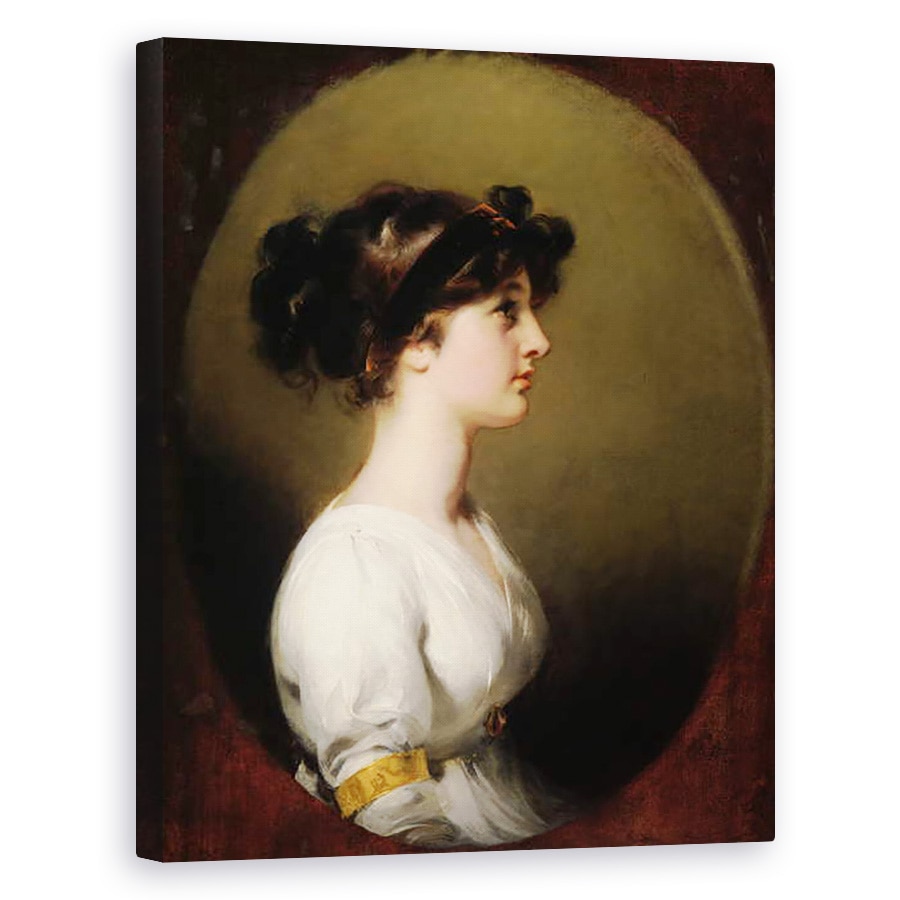 Tablou canvas - Thomas Lawrence - Hon. Caroline Upton, 80 x 100 cm
