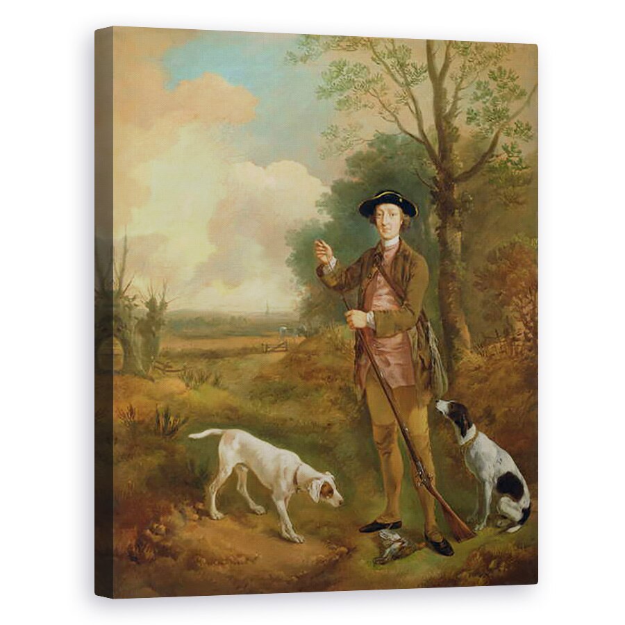 Tablou canvas - Thomas Gainsborough - Maiorul John Dade 1726-1811 de Tannington, Suffolk, 80 x 100 cm