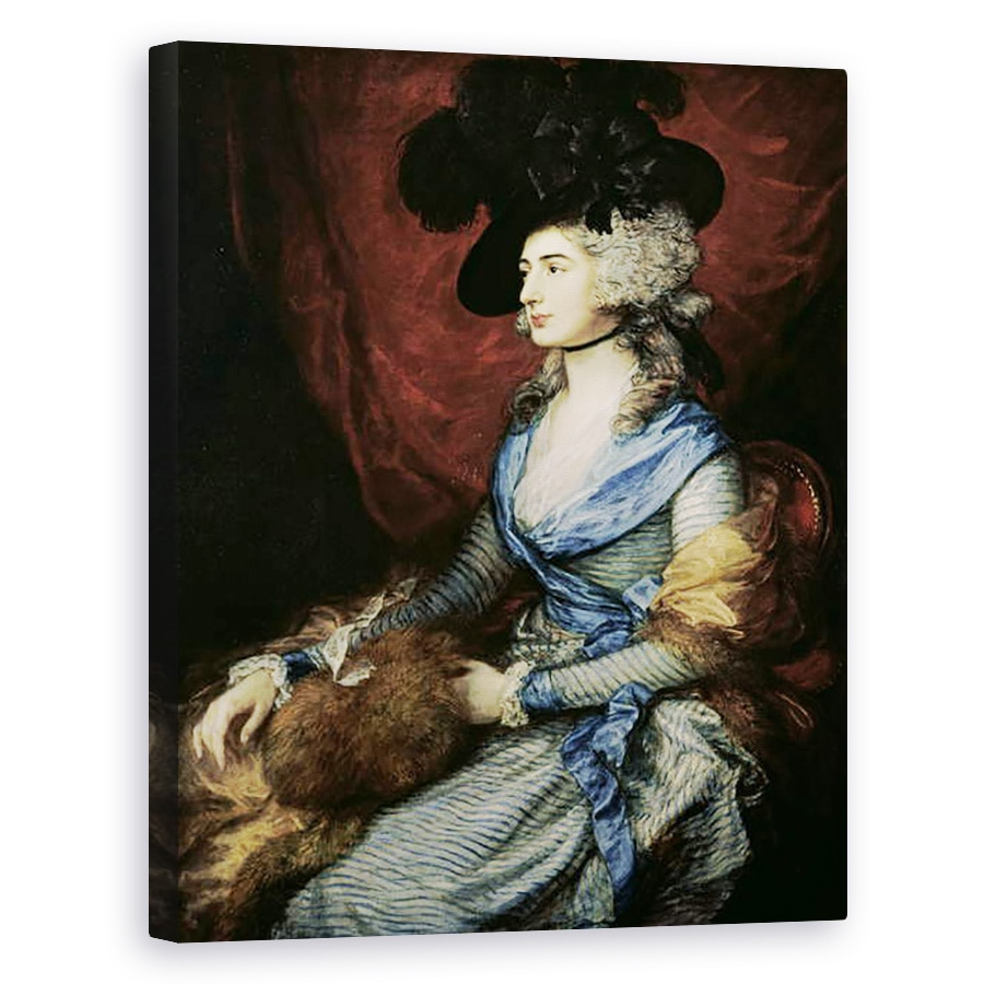 Tablou canvas - Thomas Gainsborough - Doamna Sarah Siddons, actrita 1755-1831, 80 x 100 cm