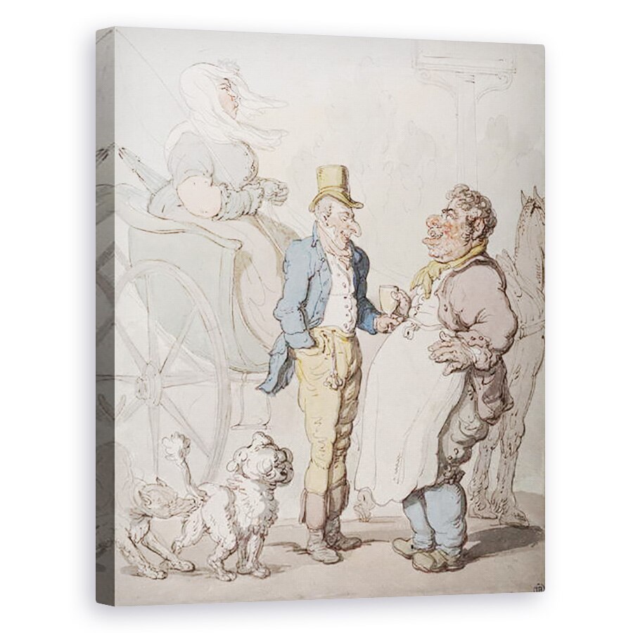 Tablou canvas - Thomas Rowlandson - Billy Slender, 80 x 100 cm