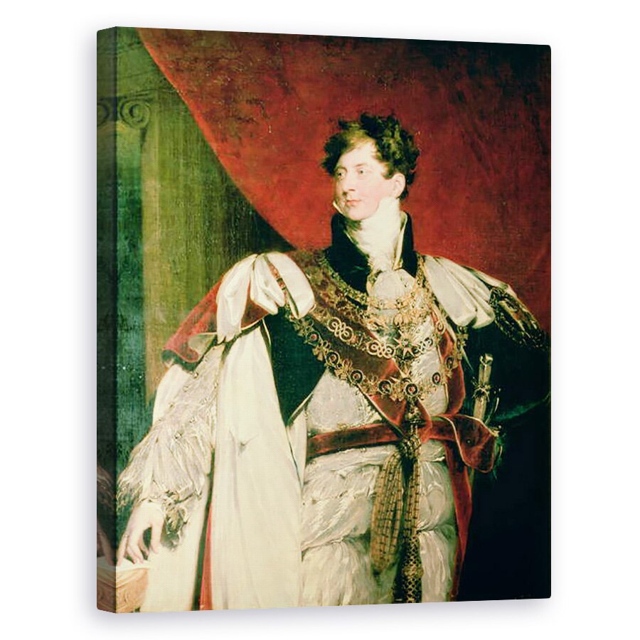 Tablou canvas - Thomas Lawrence - George IV, 80 x 100 cm