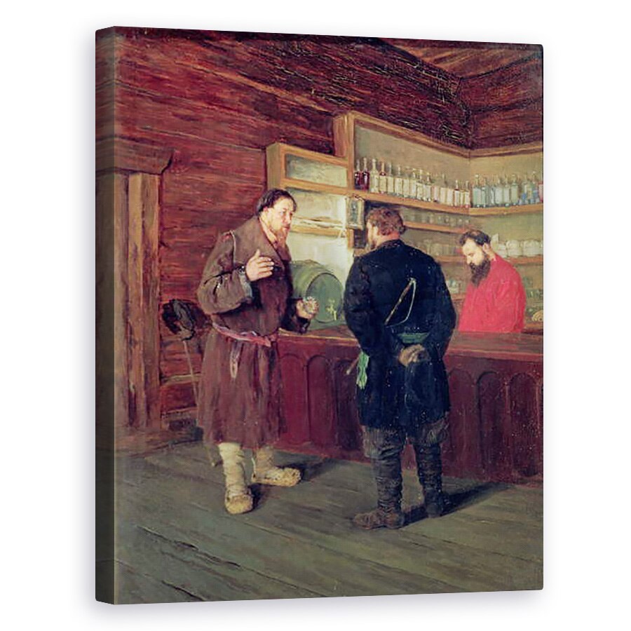Tablou canvas - Timophej Mosgov - O taverna, 40 x 50 cm