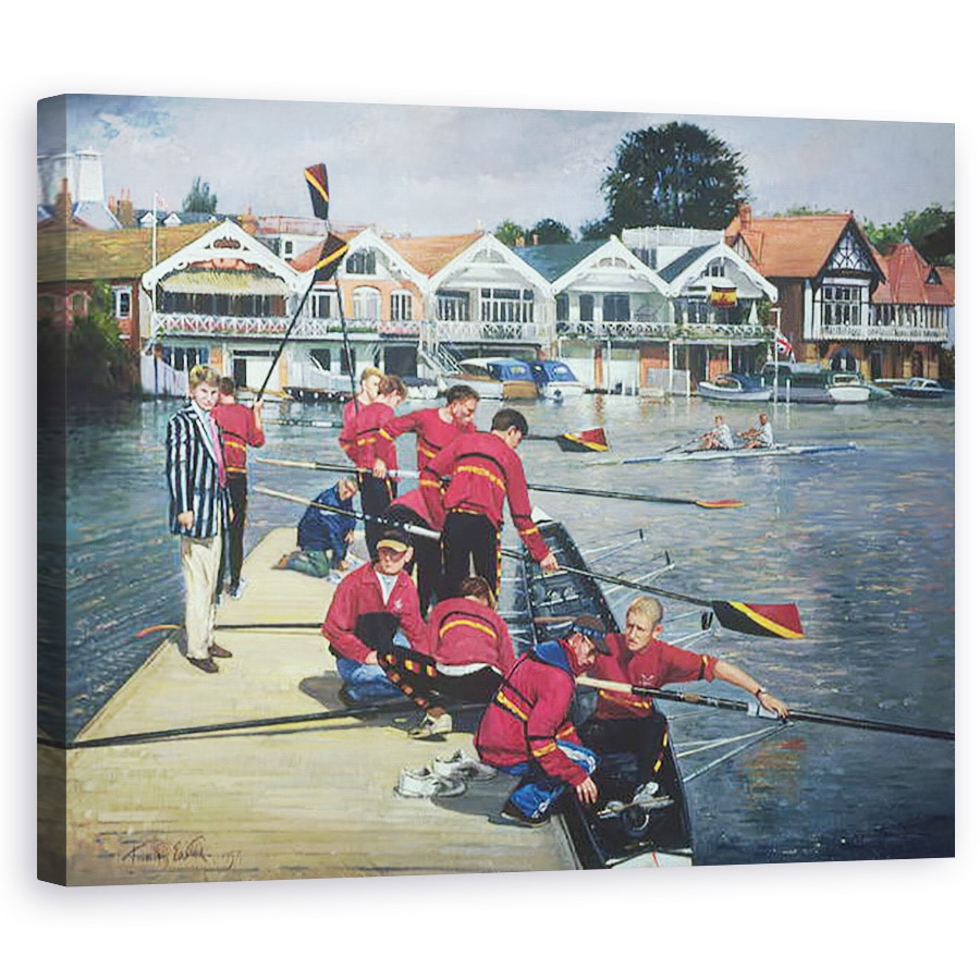Tablou canvas - Timothy Easton - Catre Boathouses, Henley, 80 x 100 cm