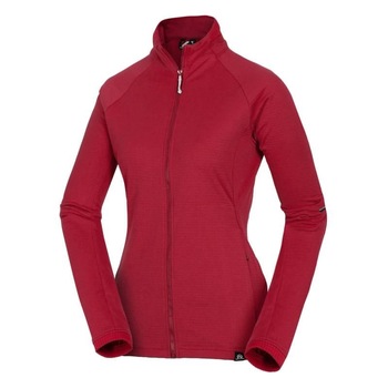 Bluza femei GridFleece melange trekking NORTHFINDER Bamergya MI-4677OR, Rosu Bluza femei GridFleece melange trekking NORTHFINDER Bamergya MI-4677OR, Rosu