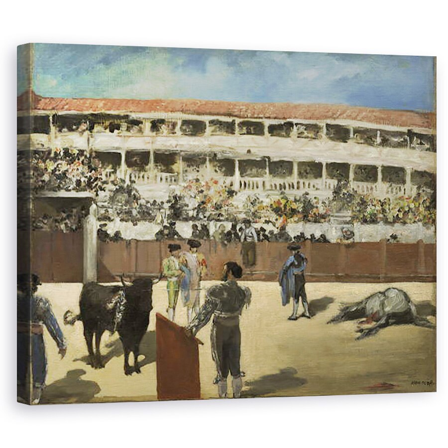 Tablou canvas - Edouard Manet - Lupta tauri, 40 x 50 cm