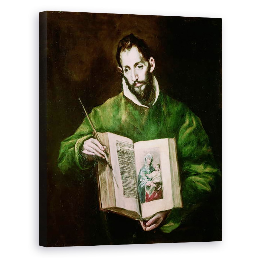 Tablou canvas - El Greco - Sfantul Luca, 40 x 50 cm