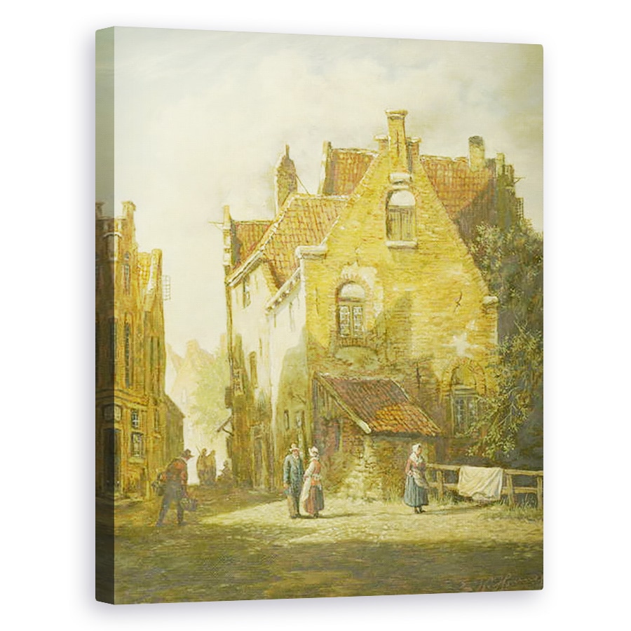 Tablou canvas - Ewald Honnef - Scene Street, 60 x 75 cm