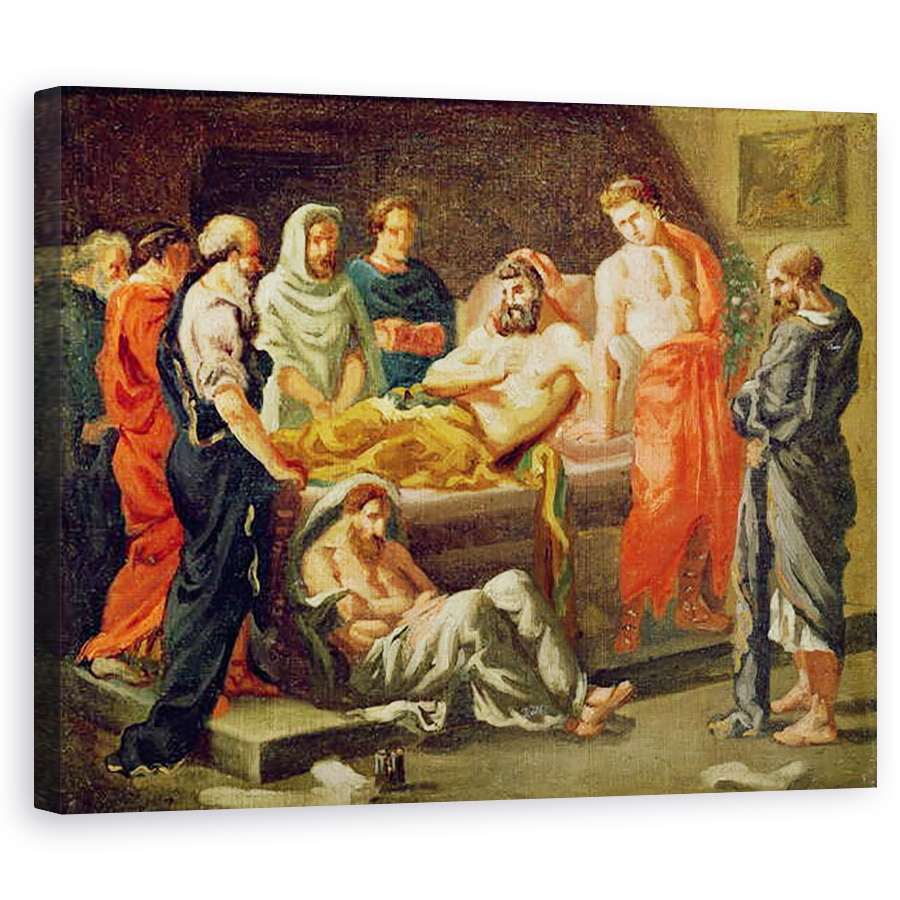 Tablou canvas - Eugene Delacroix - Moartea lui Marcus Aurelius, 60 x 75 cm