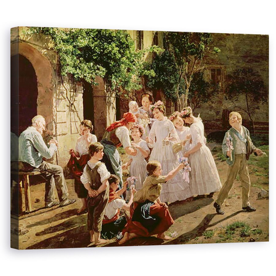 Tablou canvas - Ferdinand Georg Waldmuller - Corpus Christi, 60 x 75 cm