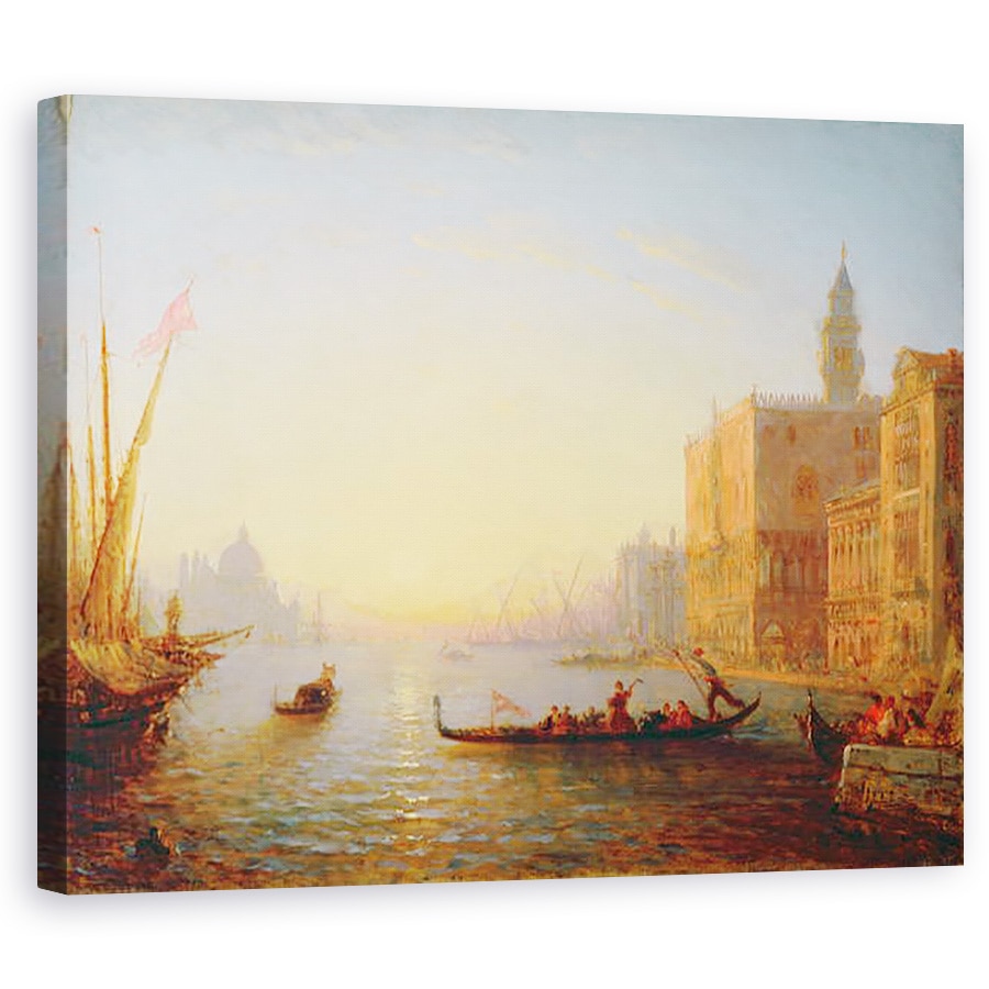 Tablou canvas - Felix Ziem - Venetia, 60 x 75 cm