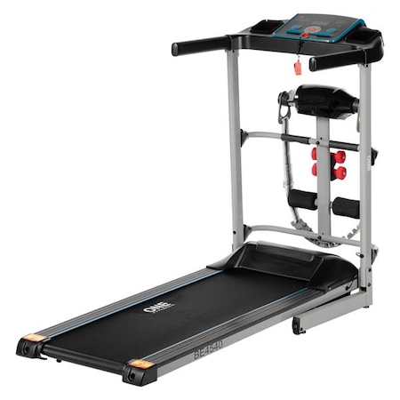 Banda alergare electrica 2 in 1 One Fitness, motor 1.75CP, viteza 0.8-12 km/h, aparat vibromasaj inclus, greutate maxima utilizator 110kg