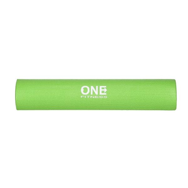 Saltea fitness/yoga/pilates One Fitness YM02, 183x61x0.6 cm, PVC, verde