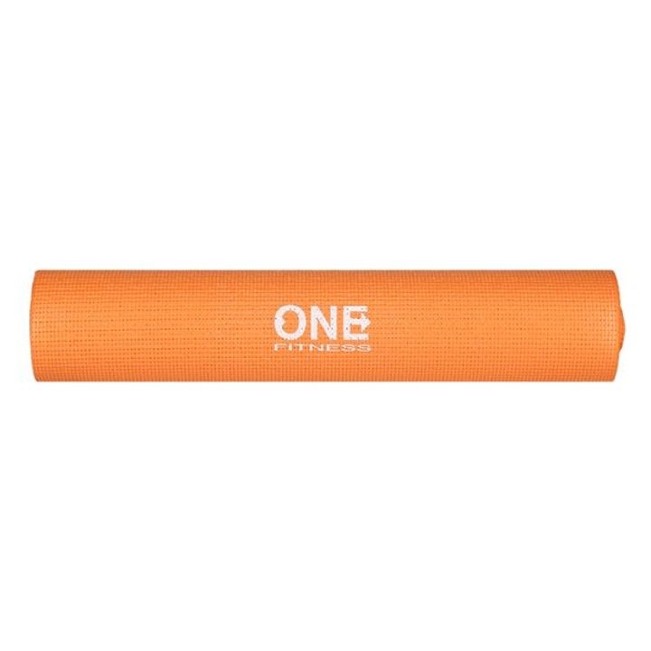 Saltea fitness/yoga/pilates One Fitness YM02, 183x61x0.6 cm, PVC, orange