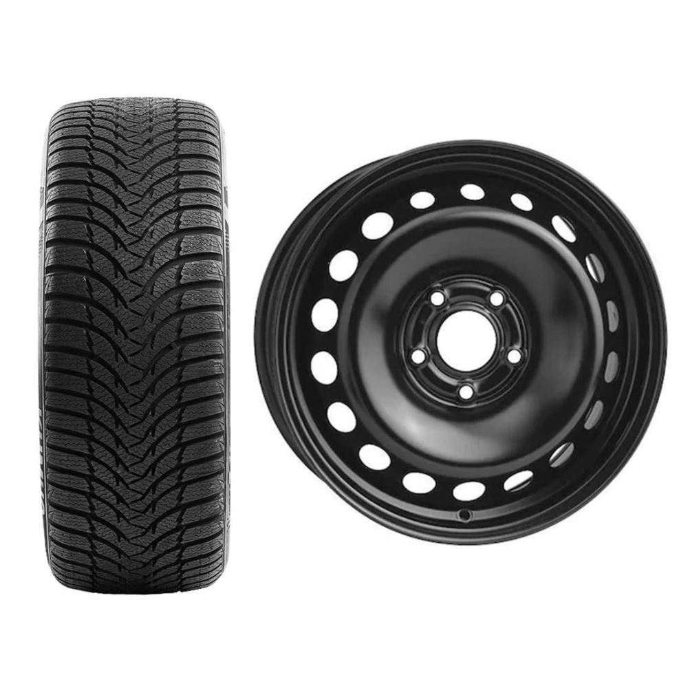 Roata completa Renault Megane RFB janta otel ALCAR 7005 6.5x16 + anvelopa Iarna Kumho WP51 WinterCraft 205/55 R16 91T + Senzor presiune ALCAR