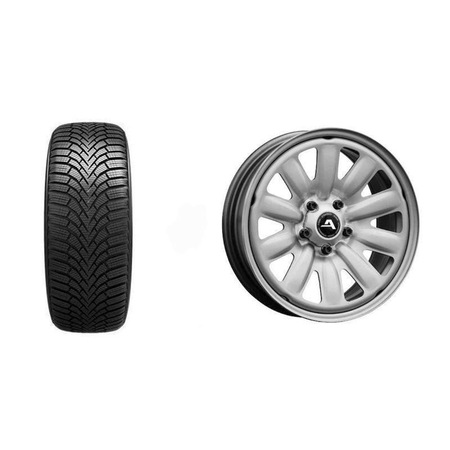 Roata completa Dacia Duster janta otel ALCAR 130402 6.5x16 + anvelopa Iarna Sailun IceBlazer Alpine+ 215/65R16 98H