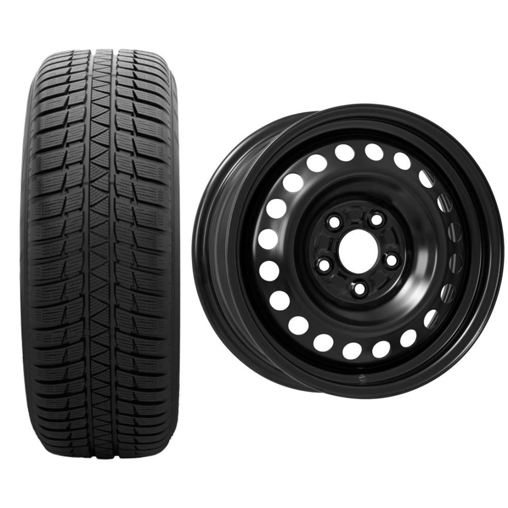 Roata completa Kia Xceed janta otel ALCAR 6596 6.5x16 + anvelopa Iarna Sumitomo WT200 205/60R16 96H + Senzor presiune ALCAR