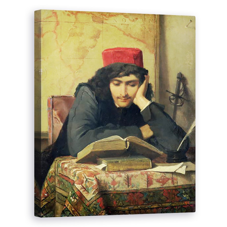 Tablou canvas - Ferdinand Heilbuth - Cititorul, 40 x 50 cm