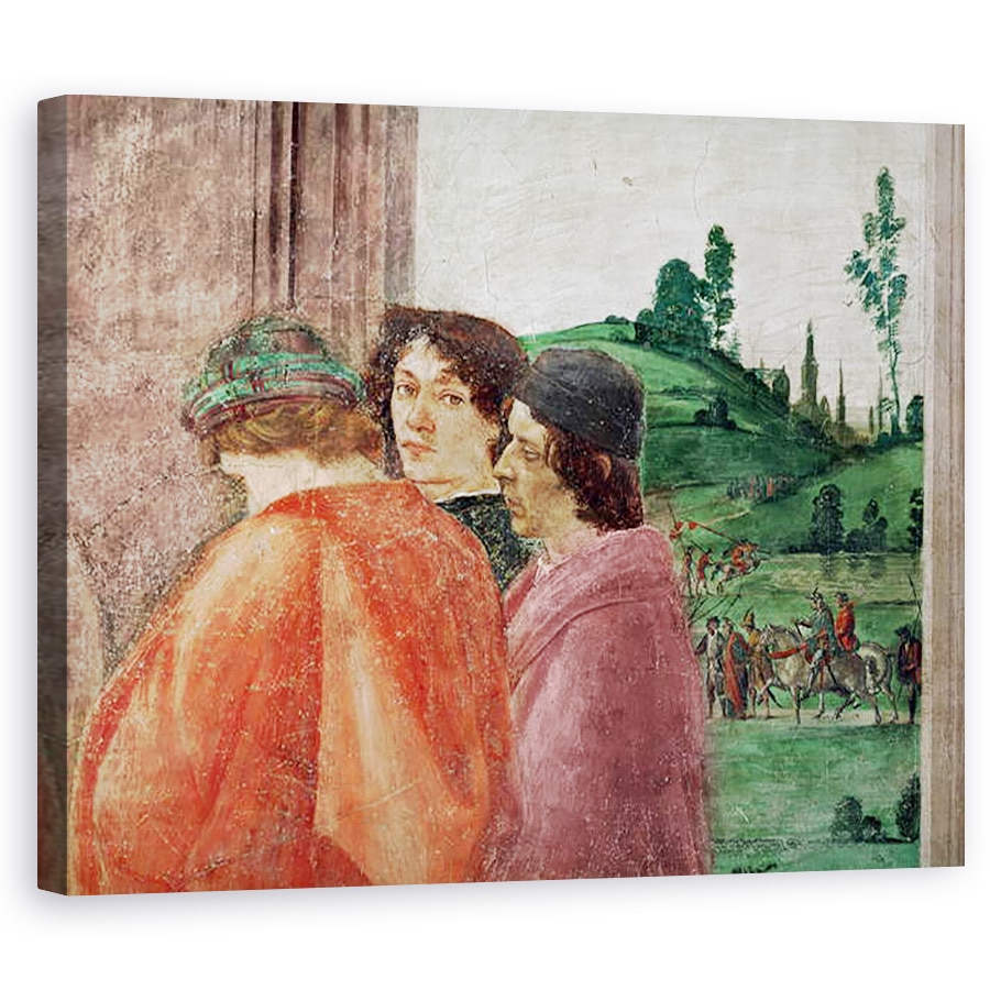 Tablou canvas - Filippino Lippi - Detaliu al Rastignirii Sfantului Petru, 60 x 75 cm