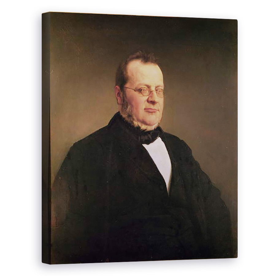 Tablou canvas - Francesco Hayez - Contele Camillo Cavour 1810-61, 40 x 50 cm