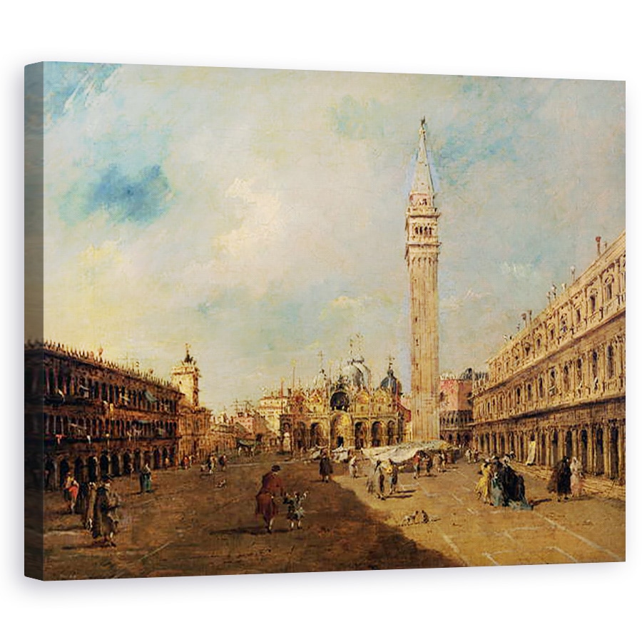 Tablou canvas - Francesco Guardi - Piazza San Marco, 40 x 50 cm