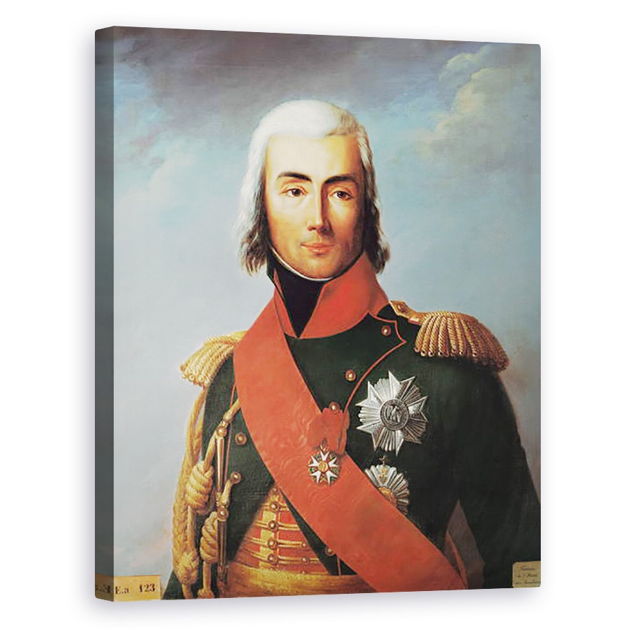 Tablou canvas - Scoala Franceza - Jean-Baptiste Bessieres 1768-1813 Duce de Istria, 40 x 50 cm