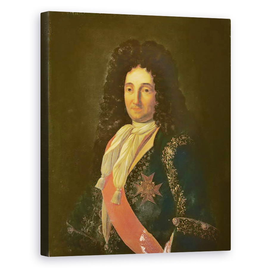 Tablou canvas - Scoala Franceza - Pierre-Paul de Riquet 1646-1730 Conte de Caraman, 60 x 75 cm