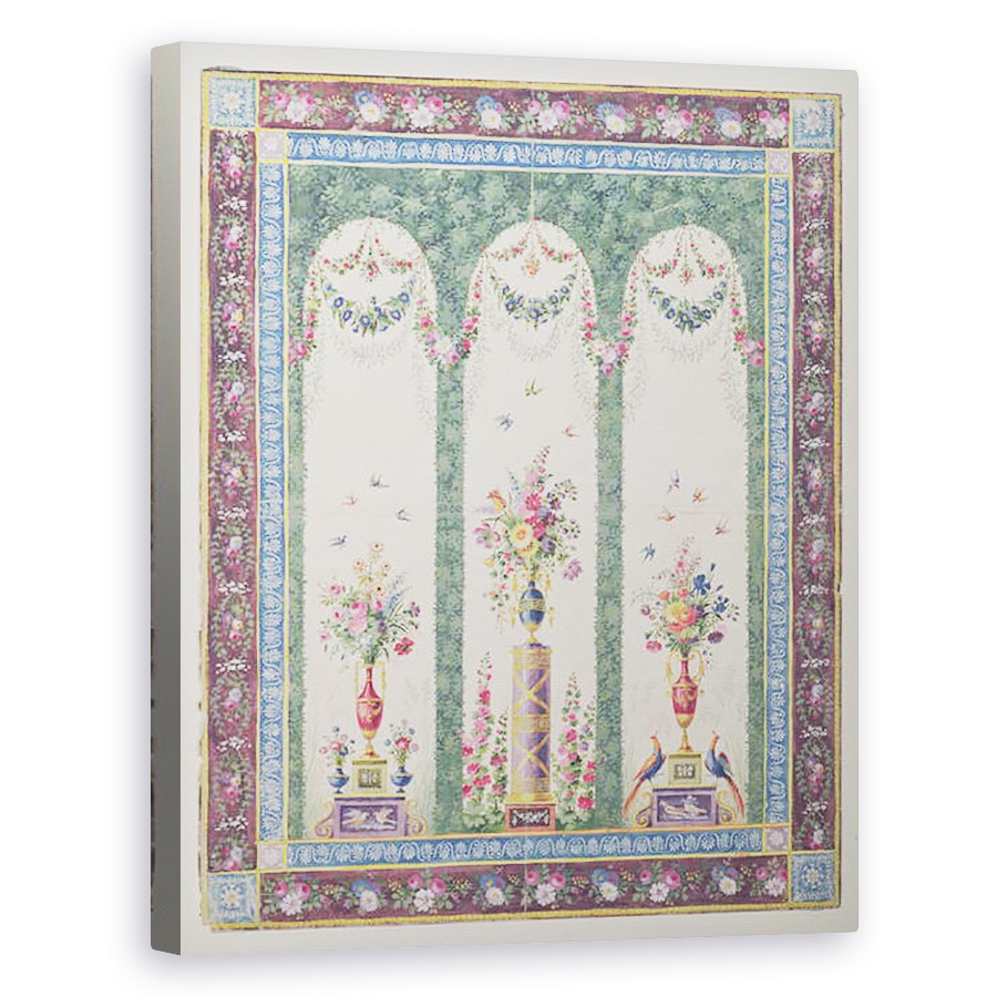 Tablou canvas - Scoala Franceza - Design decorativ pentru un foisor de gradina sau loggie, 40 x 50 cm