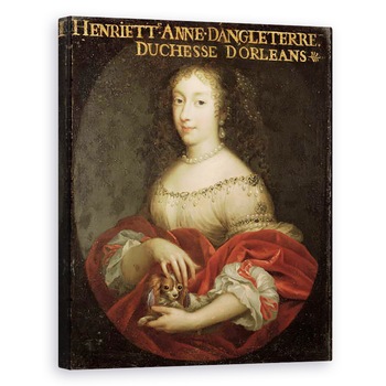 Tablou canvas - Scoala Franceza - Henrietta Anne 1644-70 Ducesa de Orleans, 40 x 50 cm Tablou canvas - Scoala Franceza - Henrietta Anne 1644-70 Ducesa de Orleans, 40 x 50 cm