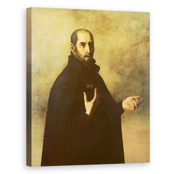 Tablou canvas - Francisco de Zurbaran - St.Ignatius Loyola, 80 x 100 cm Tablou canvas - Francisco de Zurbaran - St.Ignatius Loyola, 80 x 100 cm