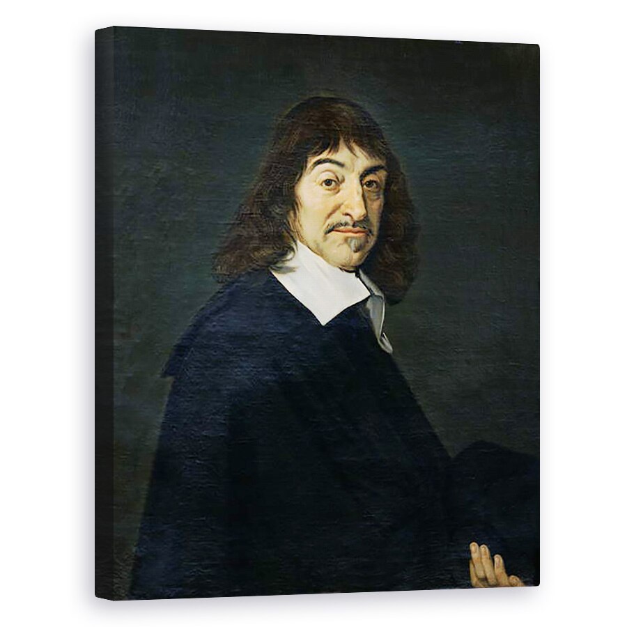 Tablou canvas - Frans Hals - Portretul lui Rene Descartes 1596-1650 c.1649, 40 x 50 cm