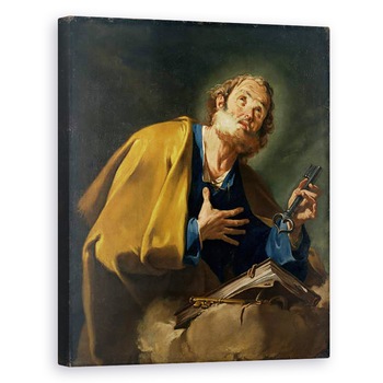 Tablou canvas - Giovanni Battista Pittoni - St. Peter, 40 x 50 cm Tablou canvas - Giovanni Battista Pittoni - St. Peter, 40 x 50 cm