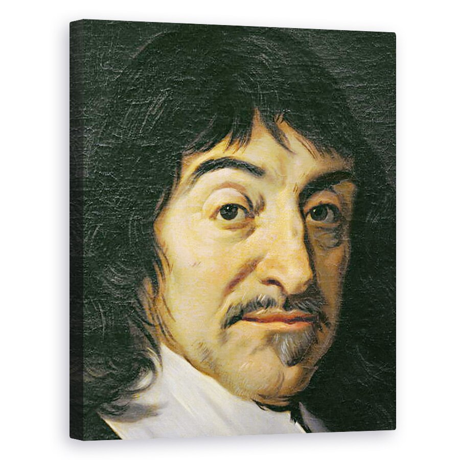 Tablou canvas - Frans Hals - Portretul lui Rene Descartes 1596-1650 c.1649 ulei pe panza, 40 x 50 cm