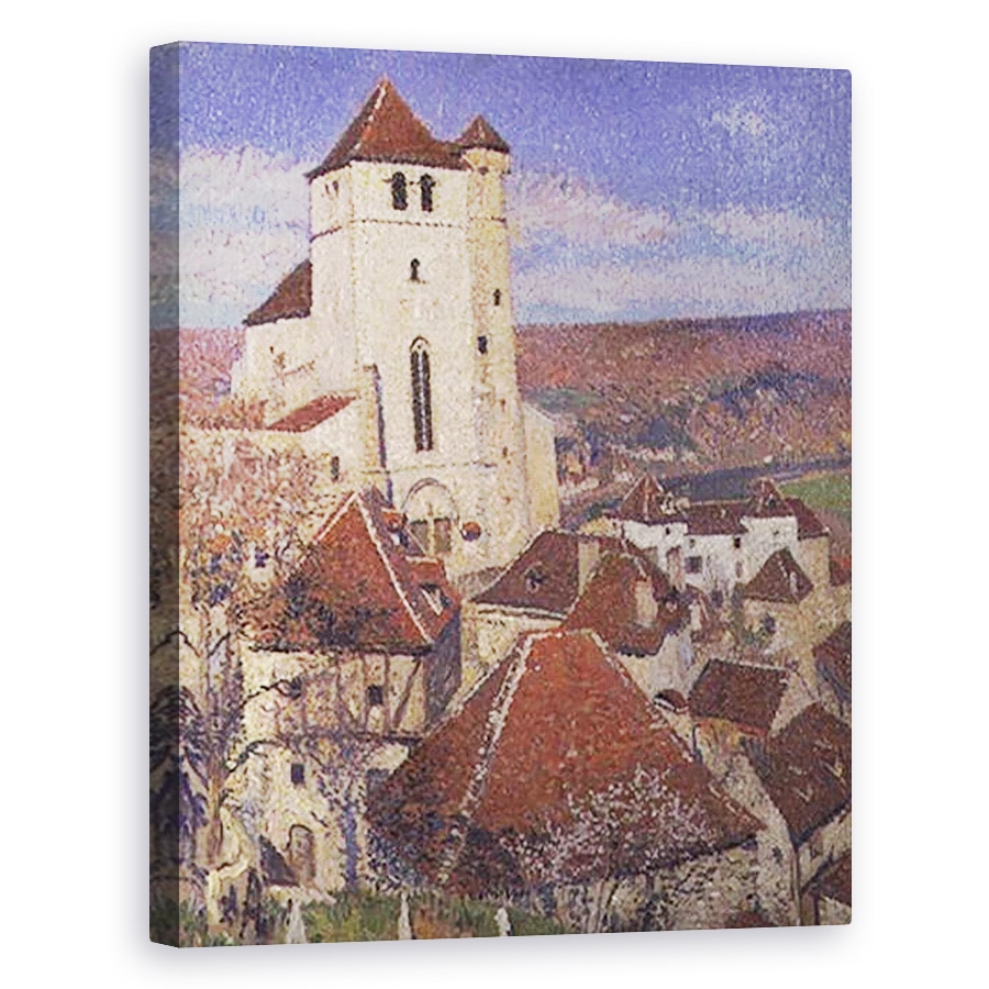 Tablou canvas - Henri Martin - St. Cirq Lapopie, 80 x 100 cm