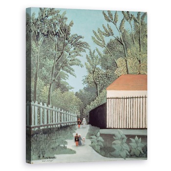 Tablou canvas - Henri J.F. Rousseau - Peisaj in Montsouris Park cu cinci cifre, 40 x 50 cm Tablou canvas - Henri J.F. Rousseau - Peisaj in Montsouris Park cu cinci cifre, 40 x 50 cm