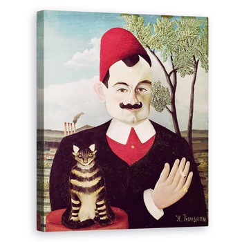 Tablou canvas - Henri J.F. Rousseau - Portretul lui Pierre Loti 1850-1923 c.1891, 60 x 75 cm Tablou canvas - Henri J.F. Rousseau - Portretul lui Pierre Loti 1850-1923 c.1891, 60 x 75 cm