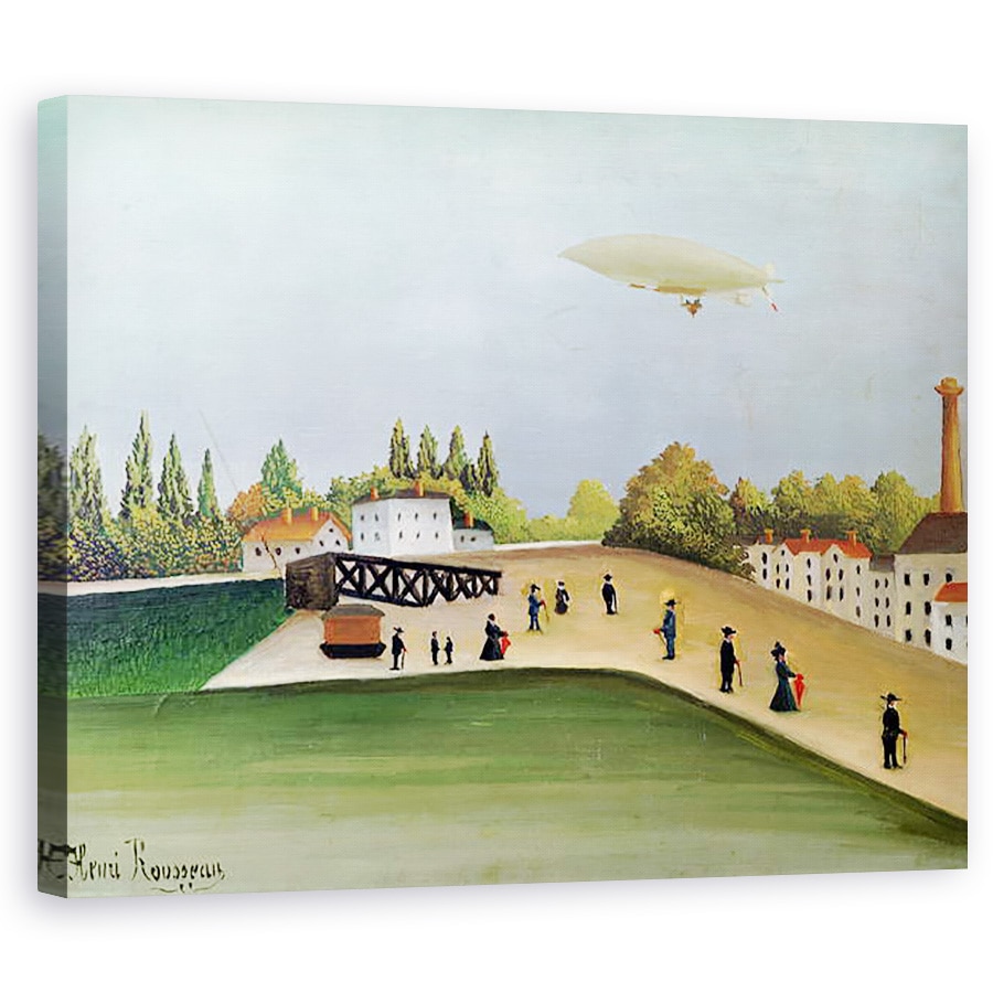 Tablou canvas - Henri J.F. Rousseau - Quay la Ivry, 40 x 50 cm