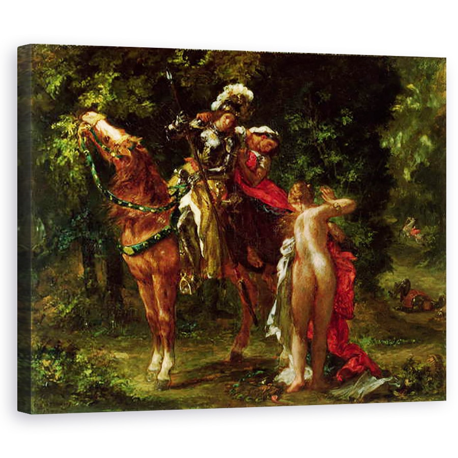 Tablou canvas - Ferdinand Victor Eugene Delacroix - Marphise, 40 x 50 cm