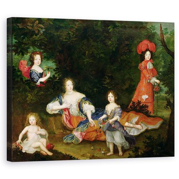 Tablou canvas - Scoala Franceza - Portretul lui Francoise-Athenais de Rochechouart-Mortemart 1641-1707 Marchiza de Montespan, 40 x 50 cm Tablou canvas - Scoala Franceza - Portretul lui Francoise-Athenais de Rochechouart-Mortemart 1641-1707 Marchiza de Montespan, 40 x 50 cm