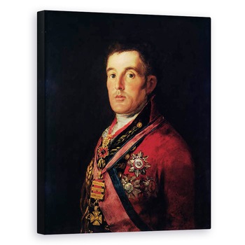 Tablou canvas - Francisco Jose de Goya y Lucientes - Ducele de Wellington 1769-1852 1812-14, 40 x 50 cm Tablou canvas - Francisco Jose de Goya y Lucientes - Ducele de Wellington 1769-1852 1812-14, 40 x 50 cm
