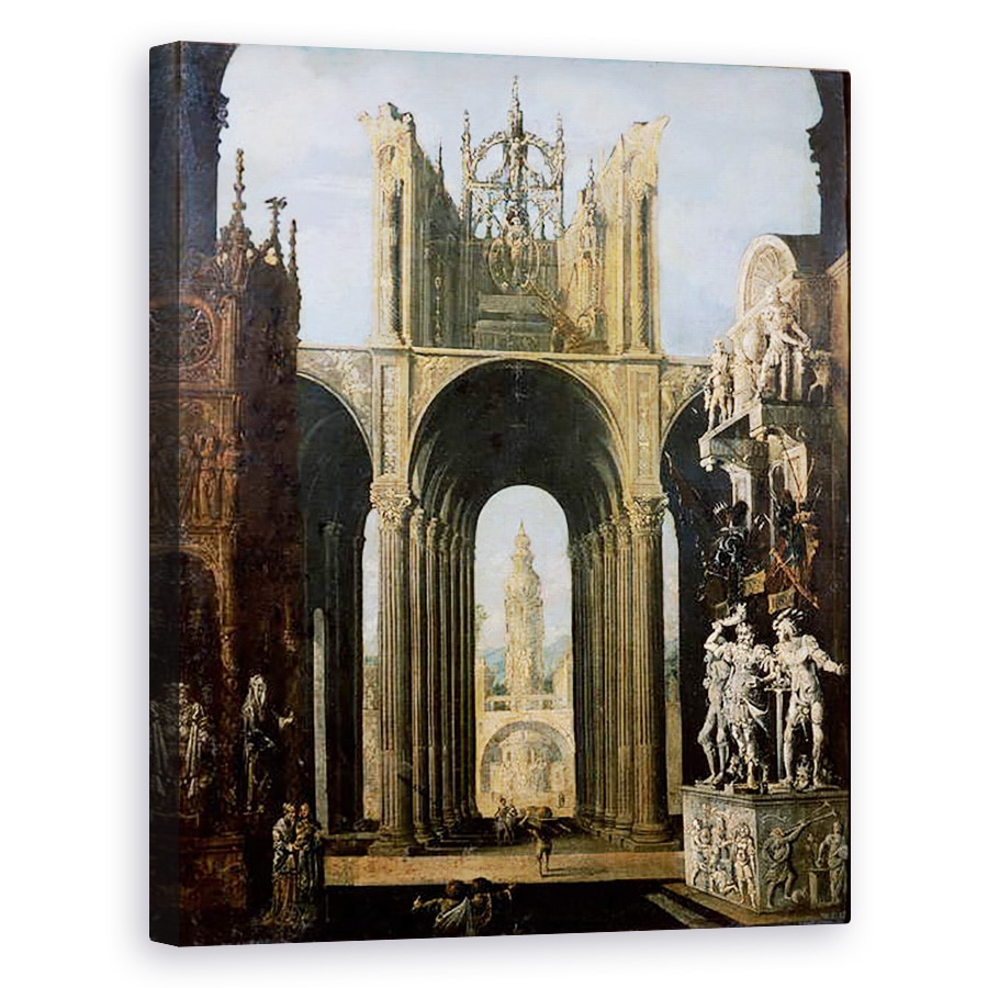 Tablou canvas - Francois de Nome - Arhitectura, 80 x 100 cm