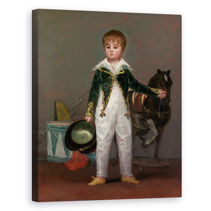 Tablou canvas - Francisco Jose de Goya y Lucientes - José Costa y Bonells murit 1870, Numit Pepito, 60 x 75 cm