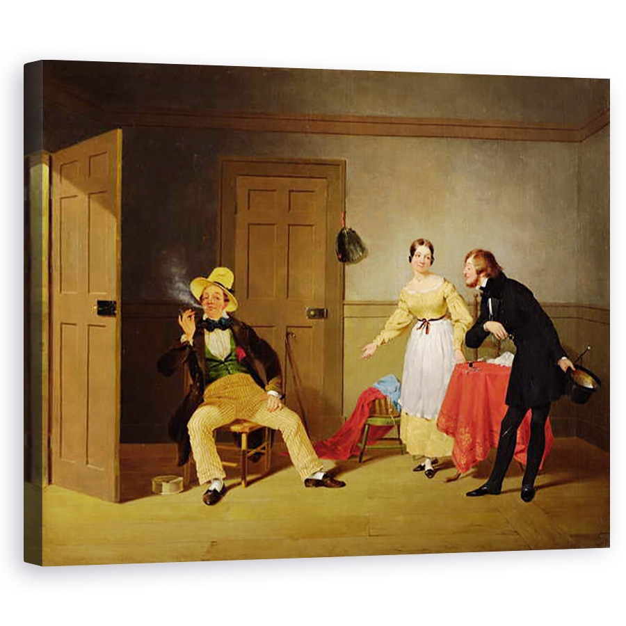 Tablou canvas - Francis William Edmonds - Orasul si tara Beaux, 40 x 50 cm
