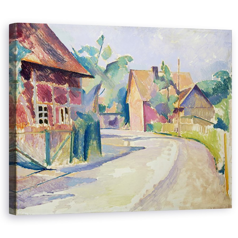 Tablou canvas - Franz Nolken - Strada A Village, 80 x 100 cm