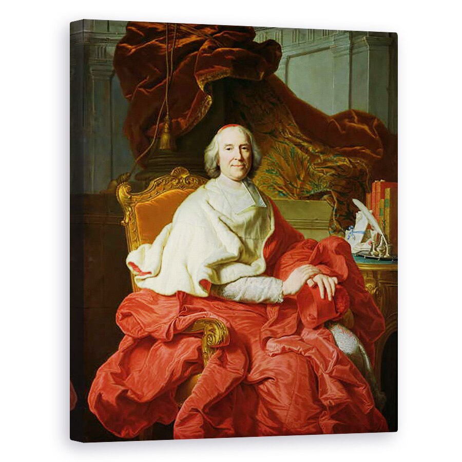 Tablou canvas - Francois Stiemart - Andre Hercule de Fleury 1653-1743 1728, 40 x 50 cm
