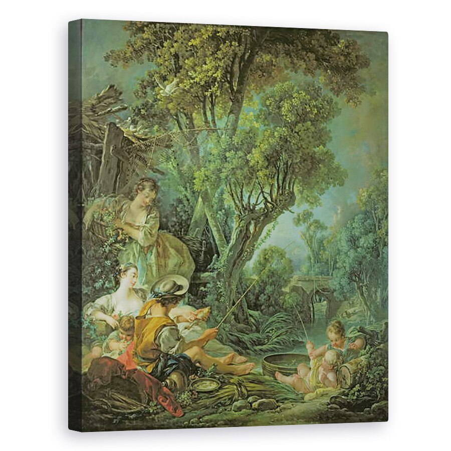 Tablou canvas - Francois Boucher - Pescarul, 40 x 50 cm